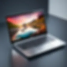 Showcasing the sleek design of a modern Chromebook