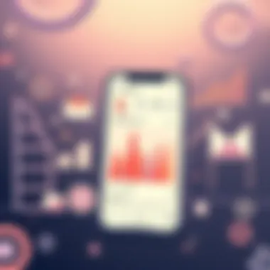 Visual representation of user engagement metrics on Instagram