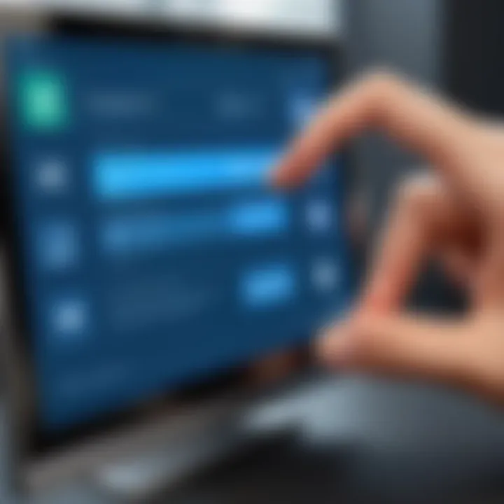 Compatibility check for touch screen applications