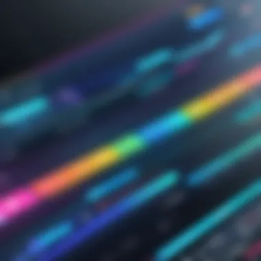 Dynamic Interface of Video Editing Apps Dynamic interface of a video editing application showcasing timeline features