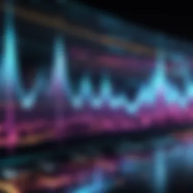 A variety of sound waveforms representing audio modifications
