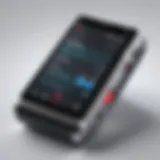 Modern voice recorder showcasing advanced features