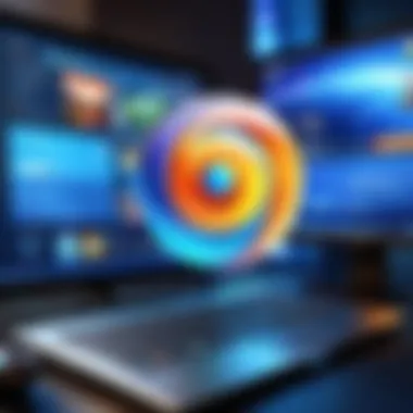 Vibrant Graphics of Web Browser MMOs A captivating interface of a web browser MMO game showcasing vibrant graphics.