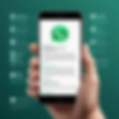 Infographic illustrating best practices for sharing media on WhatsApp
