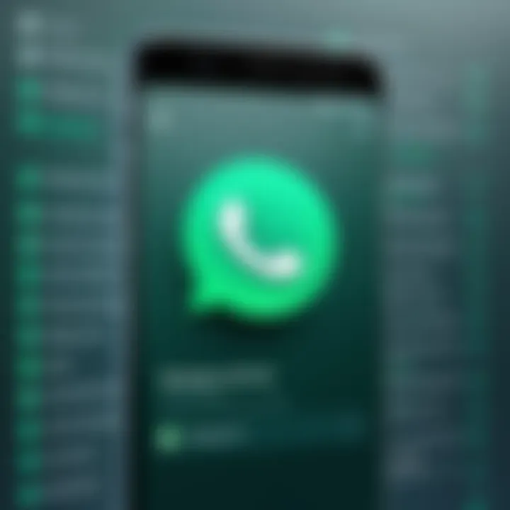 Visual representation of privacy settings for media on WhatsApp