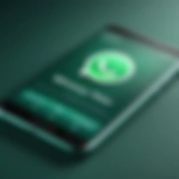 Demonstration of WhatsApp's multimedia sharing interface
