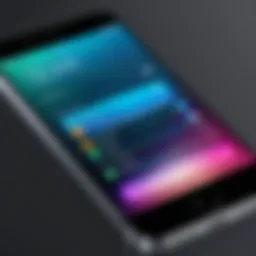 Overview of iPhone SE widgets interface