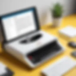 User interface of Zoho Word Processor showcasing text and formatting tools