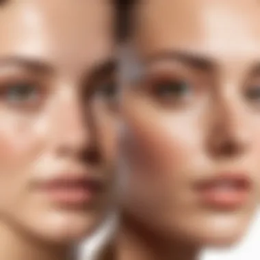 Realism in Image Integration Comparison of realistic and unrealistic facial image integration