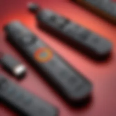 A sleek Firestick remote cover showcasing its design features