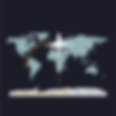 Real-time flight tracking map display