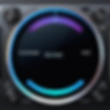 User interface of a DVD player software showcasing an intuitive design