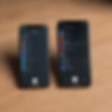 Screen comparison of free versus paid voice recorder apps