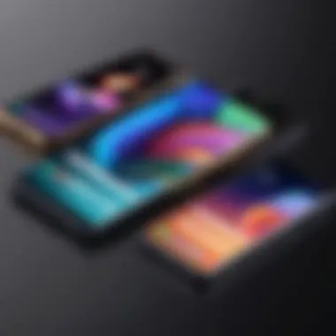 Comparison of Galaxy Z Fold with traditional smartphones side by side