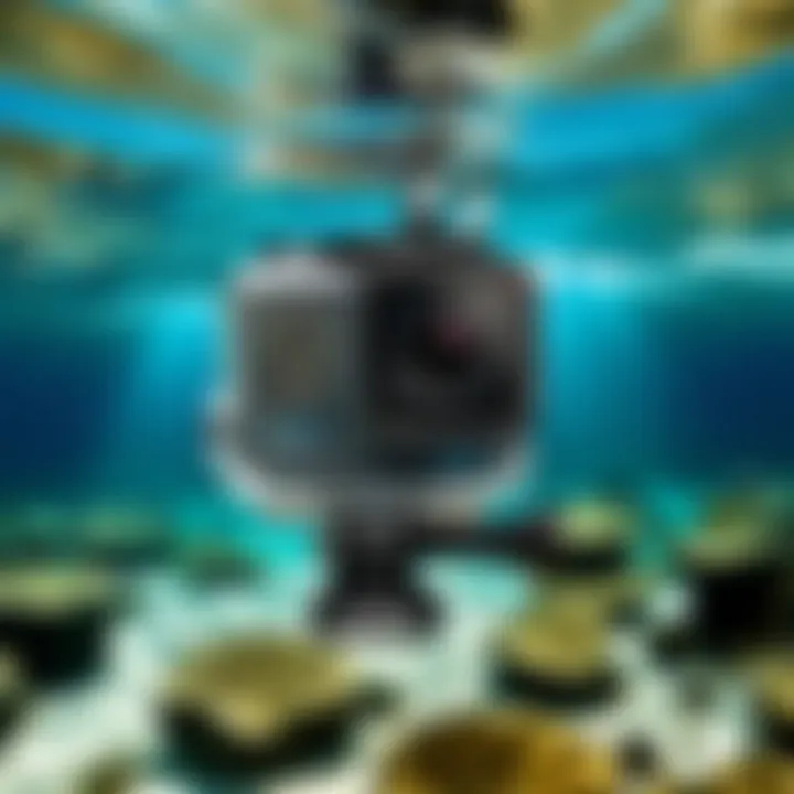 GoPro Shorty in action underwater