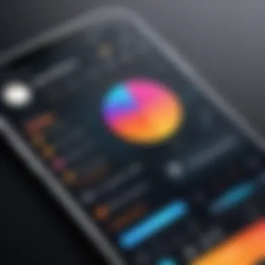 Exploring the App Interface Visual representation of a song finder app interface