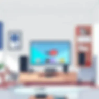 Perfect Home Entertainment Setup with YouTube TV Home entertainment setup featuring YouTube TV