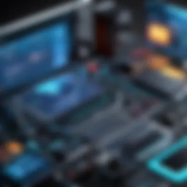 A visually appealing montage of gameplay highlights