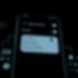 Snapchat dark mode settings interface