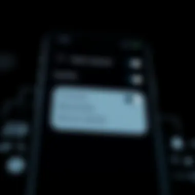 Snapchat dark mode settings interface