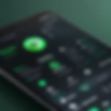 Illustration of a Spotify account settings page