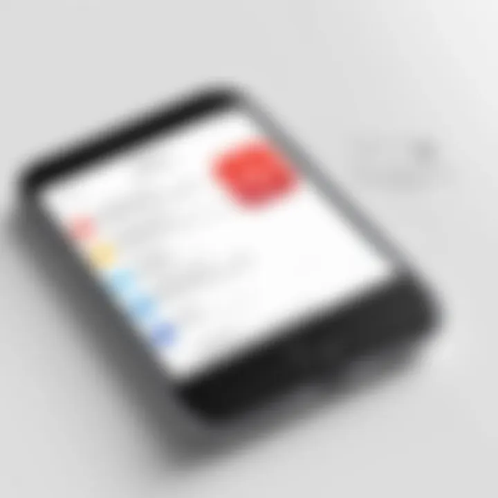 Illustration of the share button in the Photos app