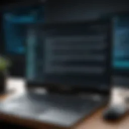 User interacting with command prompt interface
