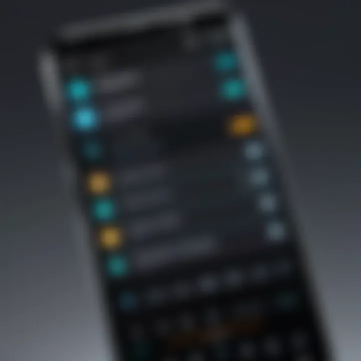 Settings menu showing ringtone options