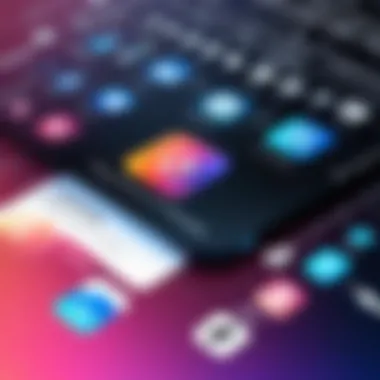 Icons representing free music platforms