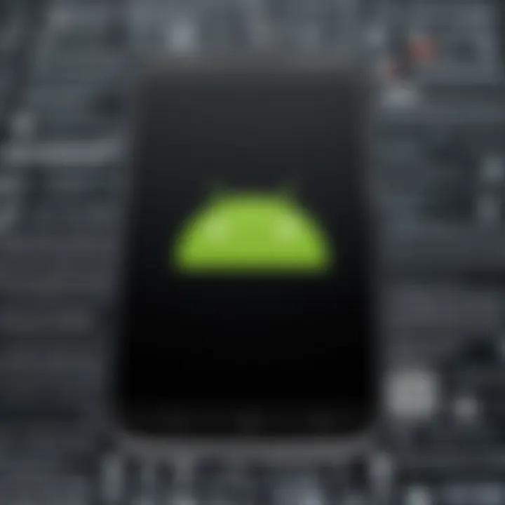 Infographic detailing various Android emulators available for download.