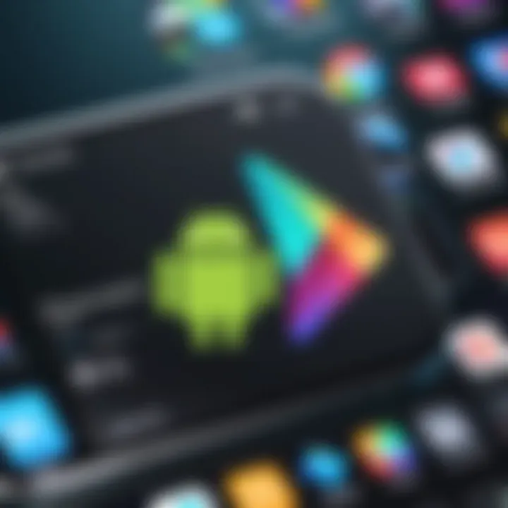 Screenshot of popular Android apps available on Play Store