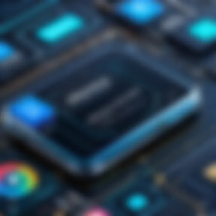 Diagram showing memory management apps