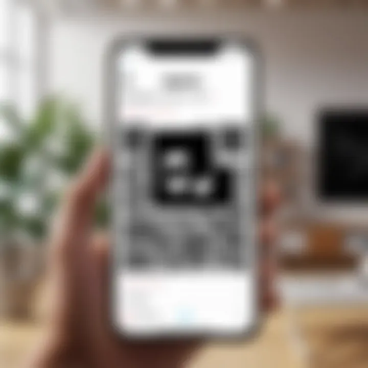 Apple Music QR Code displayed on a mobile device