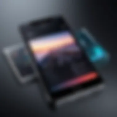 Preview screen of combined video clips