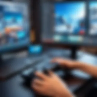 Sharing gameplay footage on social media