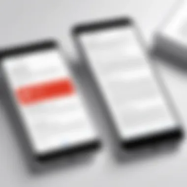 Mobile app interface demonstrating PDF saving functionality