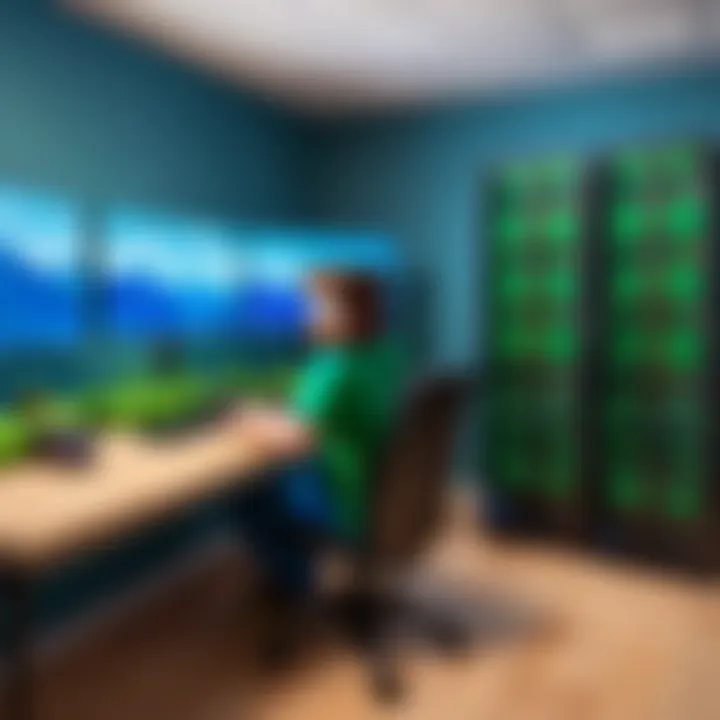 Local server setup illustration