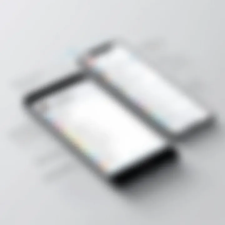 Diagram illustrating technical limitations of iPhone in contact management