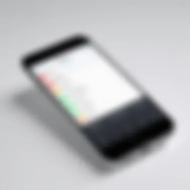 iPhone Voicemail Interface Voicemail interface on iPhone