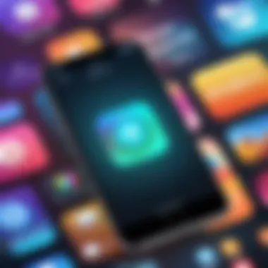 A glimpse of a third-party app offering animated wallpapers for iPhone Using a third-party app for animated wallpapers