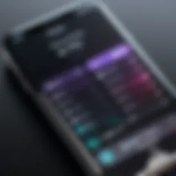 iPhone displaying ringtone settings