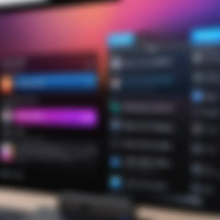 Audio file selection interface on iTunes