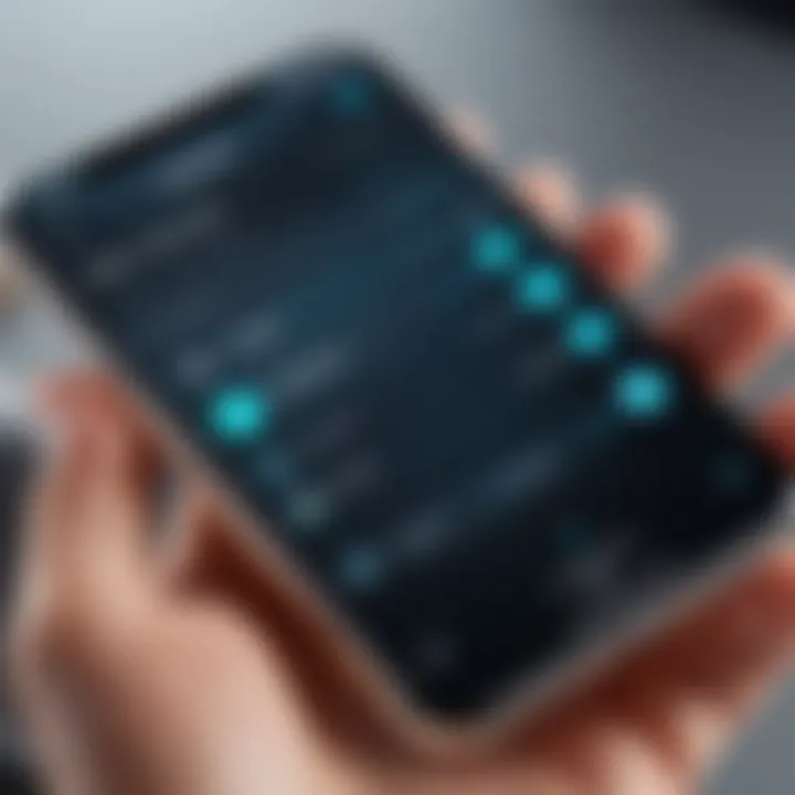 Ringtone set confirmation screen on iPhone