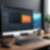 Dynamic screen recording interface showcasing various tools