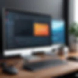 Dynamic screen recording interface showcasing various tools