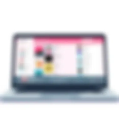 Curated Offline Playlist A vibrant playlist displayed on a laptop screen, showcasing various downloaded music tracks.