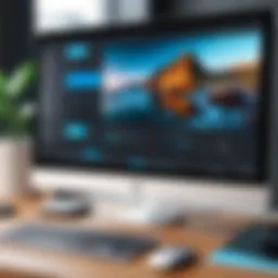 An elegant interface of a desktop photo-to-PDF software showcasing user-friendly tools.