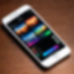 iCloud Drive interface on iPhone