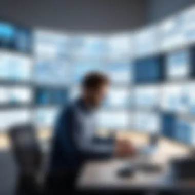 A person organizing digital files on a computer.