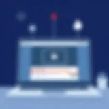 Navigating the Imgur Video Upload Interface Illustration showing video uploading interface on Imgur